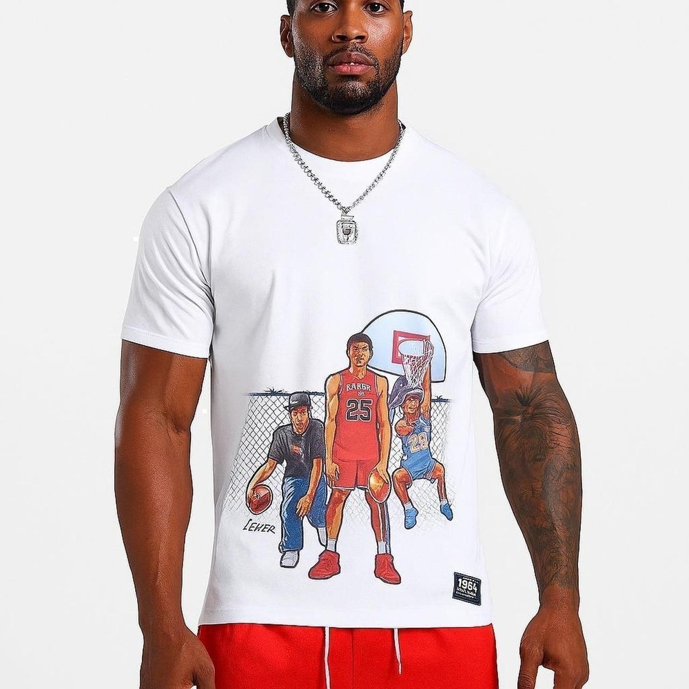 Chicago Bulls‎ 1966 Dalen x Don C Graphic White T-Shirt Size Large